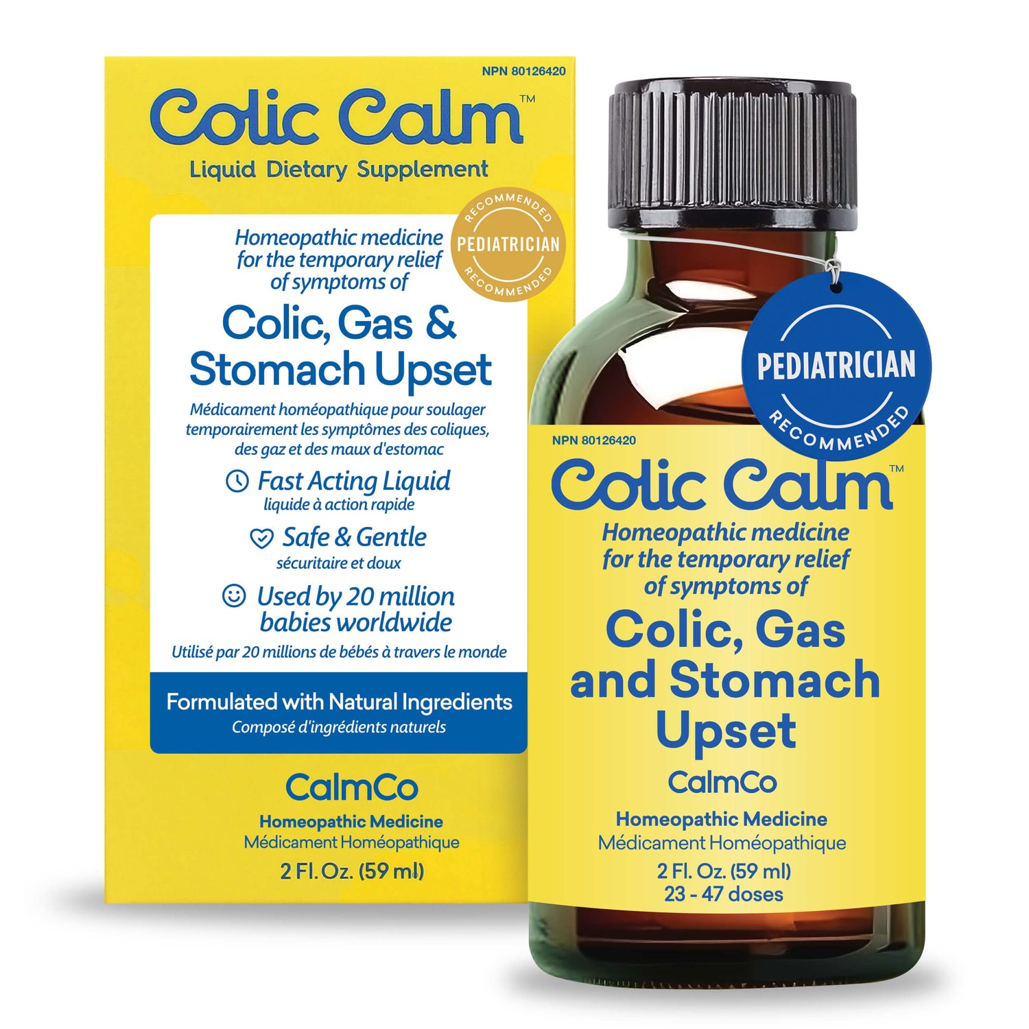 Colic Calm Canada Liquid Dietary Supplement Gas Upset Stomach Relief for Babies